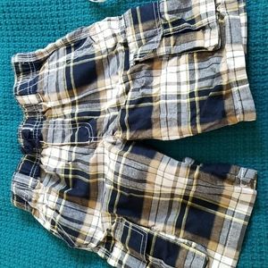 Gymboree vintage boys plaid shorts